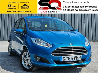 Used Ford Fiesta Zetec 2015 Blue Hatchback