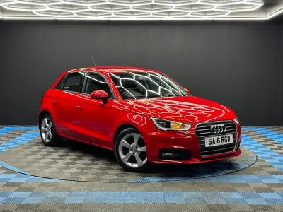 Begagnad Audi A1 Sport 116 HK (85 kW) 2016 Röd Halvkombi