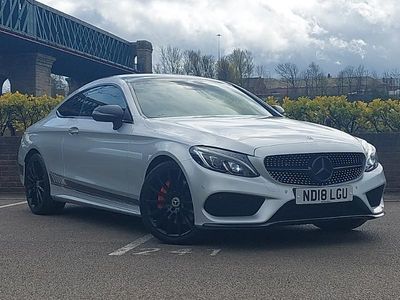 Used Mercedes C250 Premium Plus 204 HP (150 kW) 2018 Silver Coupe