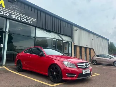 Used Mercedes C220 Sport Edition 2014 Red Coupe