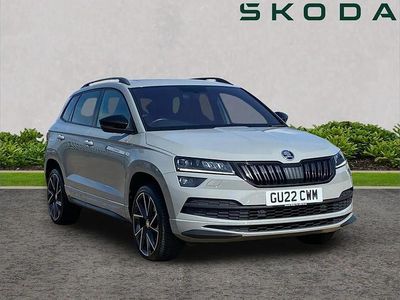 Used Skoda Karoq SportLine 150 HP (110 kW) 2022 Grey SUV