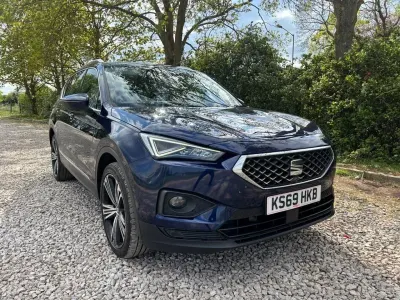 Usado Seat Tarraco 4Drive 190 CV (139 kW) 2019 Azul SUV