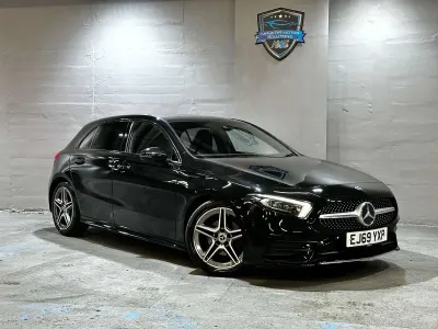 Used Mercedes A180 AMG Line Premium Plus 116 HP (85 kW) 2019 Black Hatchback
