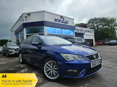 Begagnad Seat Leon ST SE Dynamic 115 HK (84 kW) 2017 Blå Kombi