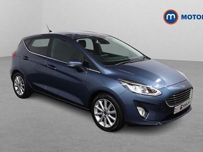Used Ford Fiesta Titanium 125 HP (91 kW) 2019 Blue Hatchback