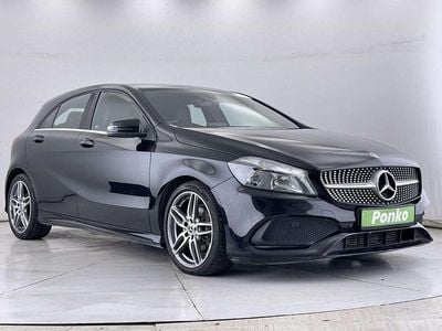 Black Used 2017 Mercedes A200 AMG line Hatchback | £14,530 (Fair price)