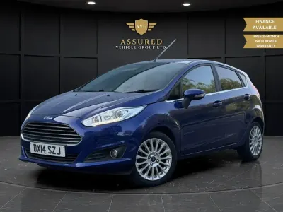 Used Ford Fiesta Titanium 2014 Blue Hatchback