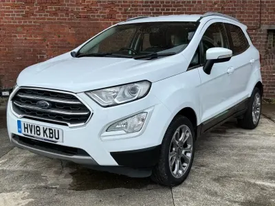 Used Ford Ecosport Titanium 125 HP (91 kW) 2018 White SUV