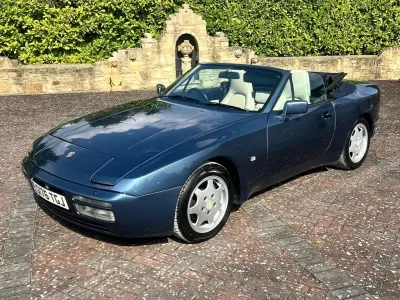 Used Porsche 944 211 HP (155 kW) 1990 Blue Cabriolet