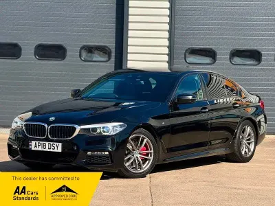 Used BMW 520 M Sport 2018 Black Sedan