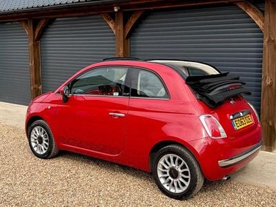 Used Fiat 500 Lounge 69 HP (50 kW) 2013 Red Cabriolet