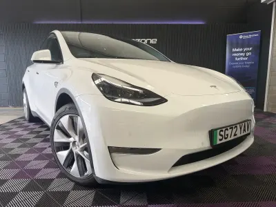 Used Tesla Model Y Long Range AWD 282 kW (384 HP) 2022 White SUV