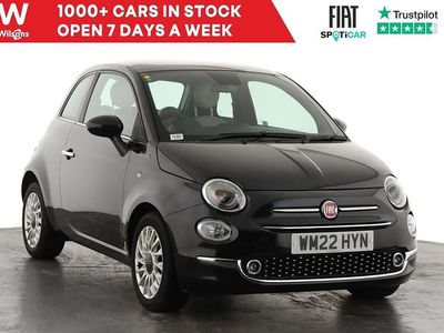 Black Used 2022 Fiat 500 Dolcevita Hatchback | £10,398 (Fair price)