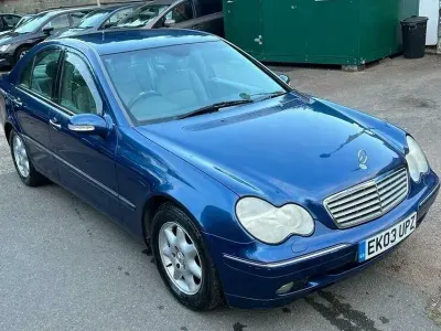 Used Mercedes C180 Elegance 2003 Blue Sedan