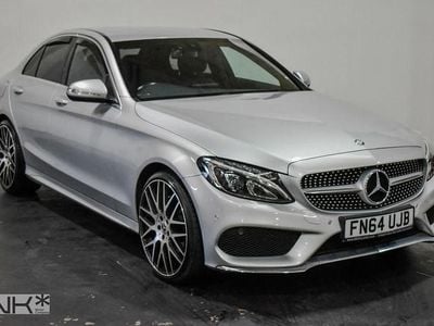 Begagnad Mercedes C220 AMG line 170 HK (125 kW) 2014 Silver Sedan