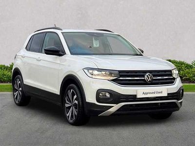 White Used 2021 VW T-Cross Black Edition SUV | £15,245 (Fair price)
