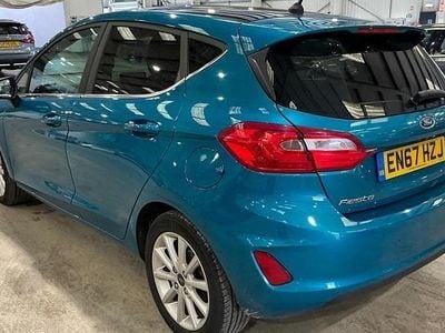 Used Ford Fiesta Titanium 120 HP (88 kW) 2018 Blue wave Hatchback
