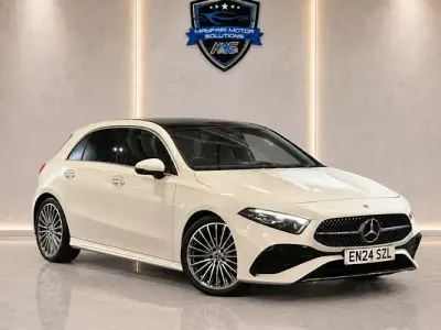 Used Mercedes A200 AMG line 163 HP (119 kW) 2024 White Hatchback
