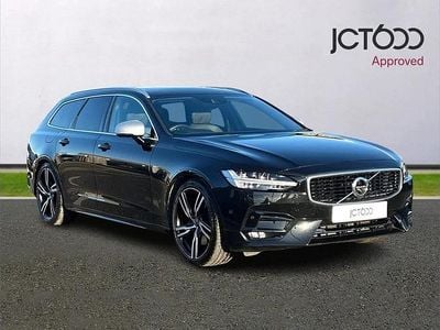 Black Used 2019 Volvo V90 R-Design Pro Estate | £19,249 (Good price)
