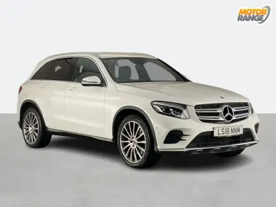 Used Mercedes GLC220 AMG line 170 HP (125 kW) 2018 White SUV