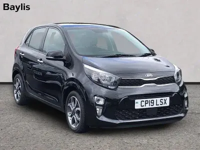 Used Kia Picanto 84 HP (61 kW) 2019 Black Hatchback