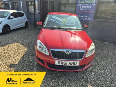 Used Skoda Fabia SE 86 HP (63 kW) 2012 Red Hatchback