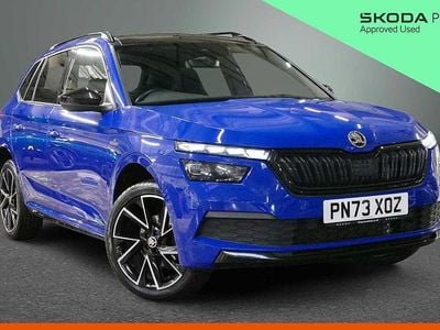 Used Skoda Kamiq Monte Carlo 110 HP (80 kW) 2023 Energy blue SUV