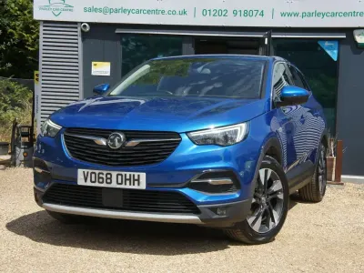 Used Vauxhall Grandland X Sport 130 HP (95 kW) 2018 Blue SUV