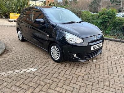 Black Used 2013 Mitsubishi Mirage Hatchback | £2,997 (Fair price)