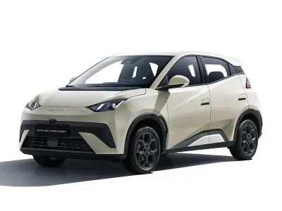 Nowe BYD Dolphin Boost 85 kW (116 KM) 2025 Biały Hatchback