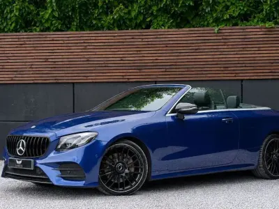 Used Mercedes E220 AMG Line Premium Plus 2020 Blue Cabriolet