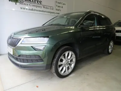 Used Skoda Karoq 150 HP (110 kW) 2018 Green SUV