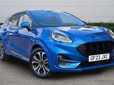 Begagnad Ford Puma ST-Line 125 HK (91 kW) 2023 Blå SUV