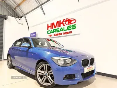 Begagnad BMW 120 M Sport 2014 Blå Halvkombi