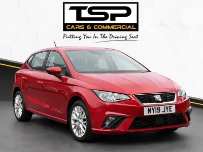 Usado Seat Ibiza SE Technology 80 CV (58 kW) 2019 Rojo Utilitario