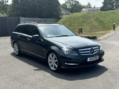 Used Mercedes C180 2011 Black Estate