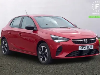 Used Vauxhall Corsa-e 100 kW (136 HP) 2020 Red Hatchback