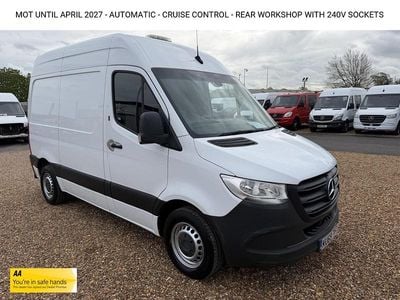 Begagnad Mercedes Sprinter 2019 Vit Van