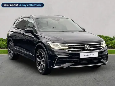 Used VW Tiguan Allspace R-line 150 HP (110 kW) 2022 Black SUV