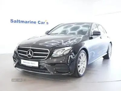 Used Mercedes E350 AMG line 2020 Black Sedan