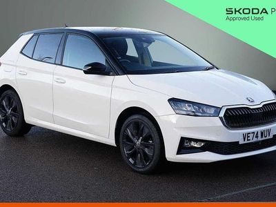 Used Skoda Fabia Design Edition 85 HP (62 kW) 2025 Candy white black magic pearl effect Hatchback