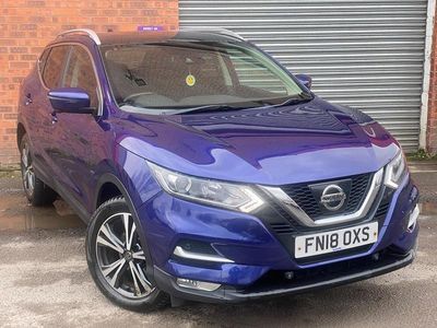 Used Nissan Qashqai N-Connecta 163 HP (119 kW) 2018 Blue SUV