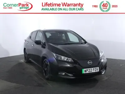 Used Nissan Leaf N-Connecta 110 kW (150 HP) 2022 Black Hatchback