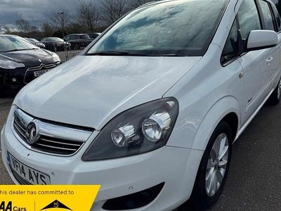 Used Vauxhall Zafira Design Edition 120 HP (88 kW) 2014 White MPV