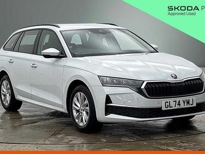 Used Skoda Octavia SE Technology 113 HP (83 kW) 2025 White Estate
