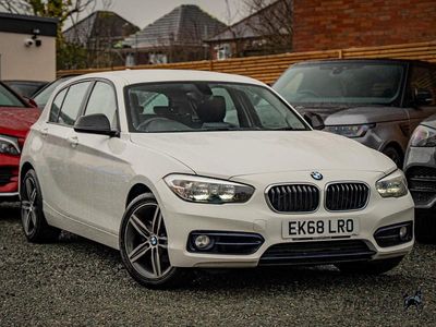 Used BMW 118 Sport Line 2018 White Hatchback