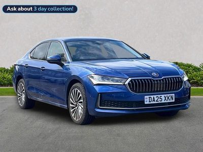 Used Skoda Superb LAURIN & KLEMENT 193 HP (141 kW) 2025 Blue Hatchback