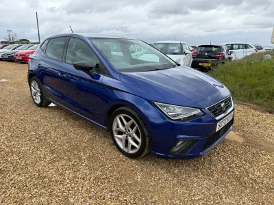 Used Seat Ibiza FR 95 HP (69 kW) 2020 Blue Hatchback