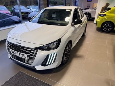 New Peugeot 208 Allure 100 HP (73 kW) 2025 White Hatchback
