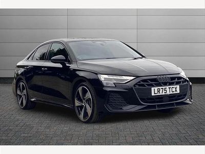 Used Audi A3 Black Edition 150 HP (110 kW) 2025 Black Sedan